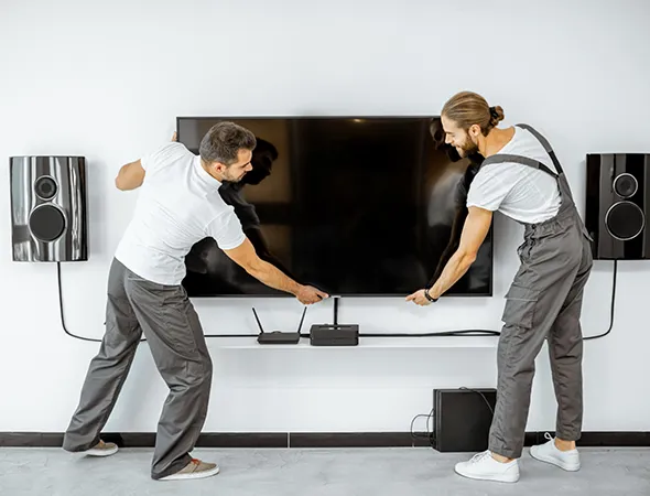 TV Mounting with Cable Concealment in Spring Hill